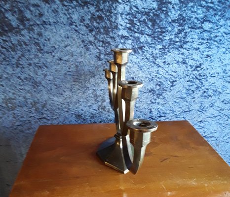 Vintage German Art Deco Candleholder, 1930s-HOI-1725317