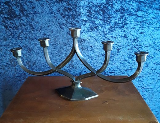 Vintage German Art Deco Candleholder, 1930s-HOI-1725317