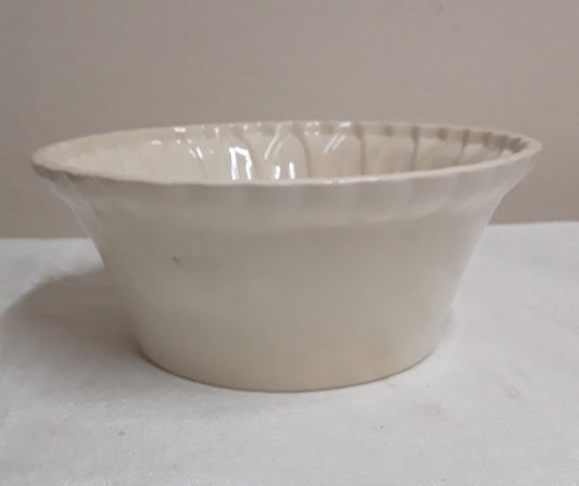 Vintage German Bowl in Cream-White Ceramic by Wächtersbach, 1950s