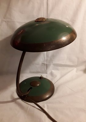 Vintage German Brass Table Lamp, 1950s-HOI-546542