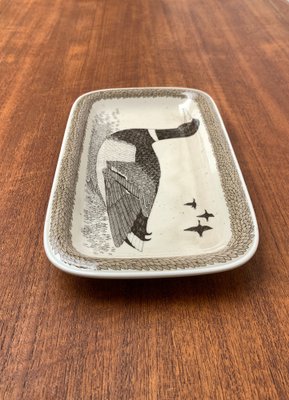 Vintage German Ceramic Bird Plate from Thomas-UAH-1263929