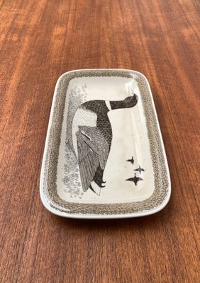 Vintage German Ceramic Bird Plate from Thomas-UAH-1263929