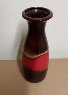 Vintage German Ceramic Vase from Scheurich, 1970s-HOI-1445229