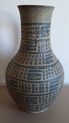 Vintage German Ceramic Vase with Handle, 1960s-HOI-1377487