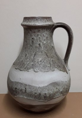 Vintage German Ceramic Vase with Handle from Carstens, 1970s-HOI-1445228