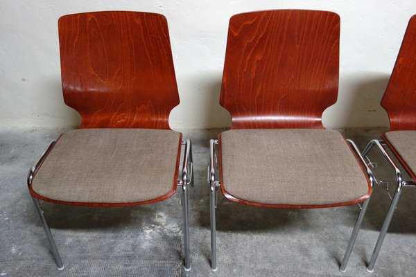 Vintage German Chairs, 1970s, Set of 4-XTZ-1805996