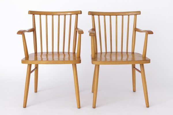 Vintage German Chairs from Lübke, 1950s, Set of 2-DOM-1815433