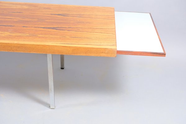 Vintage German Coffee Table With Extendable White Ceramic Blades, 1960s-CIP-792100