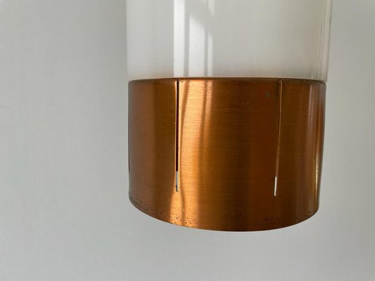 Vintage German Copper and Acrylic Glass Lamp, 1960s-RDS-1740097