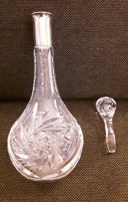 Vintage German Crystal Glass Carafe, 1960s-HOI-1749906