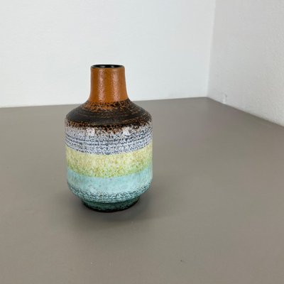 Vintage German Fat Lava Ceramic Vase from Veb Haldensleben, 1970s-QZ-1814030