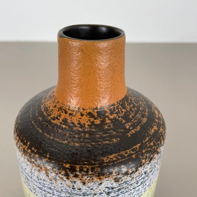 Vintage German Fat Lava Ceramic Vase from Veb Haldensleben, 1970s-QZ-1814030