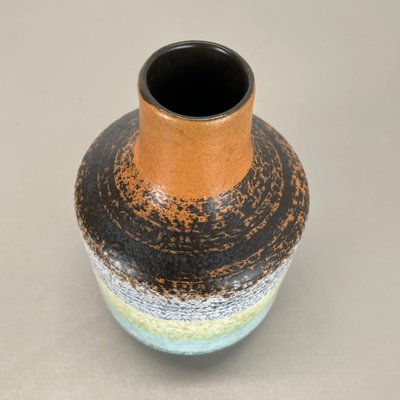 Vintage German Fat Lava Ceramic Vase from Veb Haldensleben, 1970s-QZ-1814030