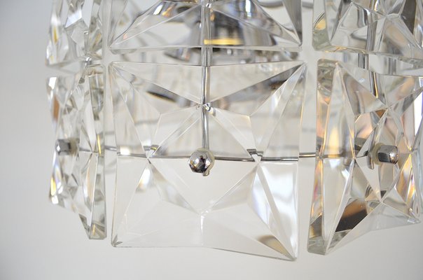 Vintage German Geometric Pendant Lamp from Kinkeldey, 1960s-OV-1814658