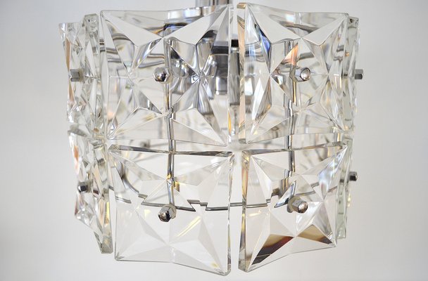 Vintage German Geometric Pendant Lamp from Kinkeldey, 1960s-OV-1814658