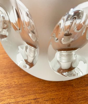 Vintage German Glass Table Lamps from Peill & Putzler, Set of 2-UAH-1128520