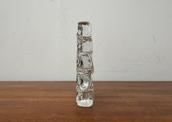 Vintage German Glass X-Mas Tree Candleholder from Wiesenthalhütte, 1970s-UAH-1763522