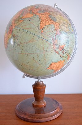 Vintage German Globe from Dietrich Reimers, 1938-OV-780624