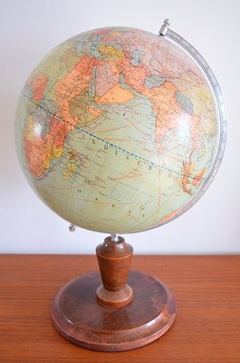 Vintage German Globe from Dietrich Reimers, 1938-OV-780624