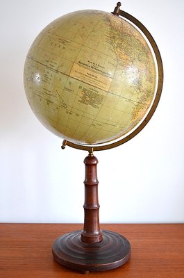 Vintage German Globe from Paul Räth & Dr. A. Krause, 1920s-OV-787134