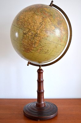 Vintage German Globe from Paul Räth & Dr. A. Krause, 1920s-OV-787134