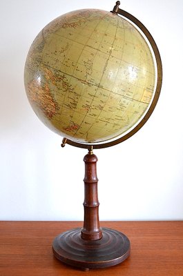 Vintage German Globe from Paul Räth & Dr. A. Krause, 1920s-OV-787134