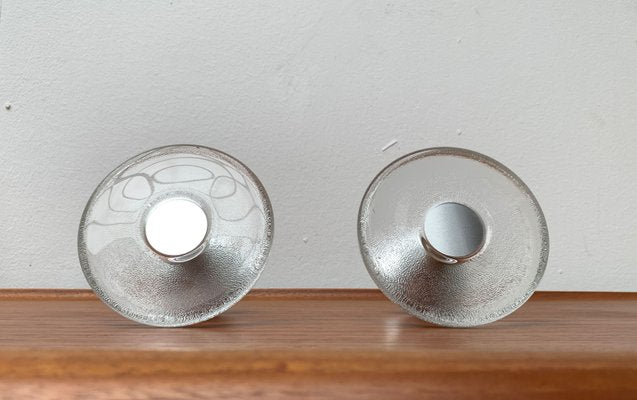 Vintage German Metal and Glass Coat Hooks from Schönbuch, 1970s, Set of 2-UAH-1374973