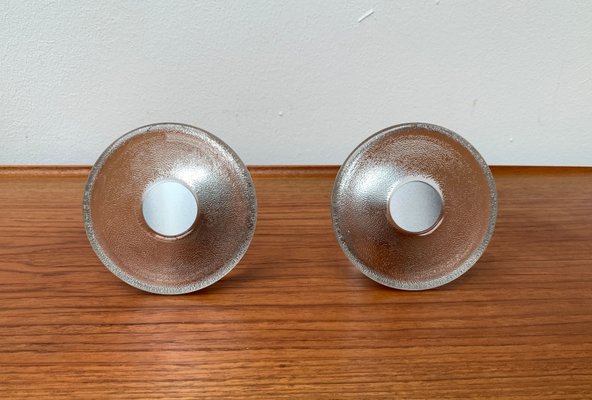 Vintage German Metal and Glass Coat Hooks from Schönbuch, 1970s, Set of 2-UAH-1374973