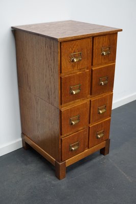 Vintage German Oak Apothecary Cabinet, 1940s-XO-965182