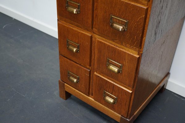 Vintage German Oak Apothecary Cabinet, 1940s-XO-965182