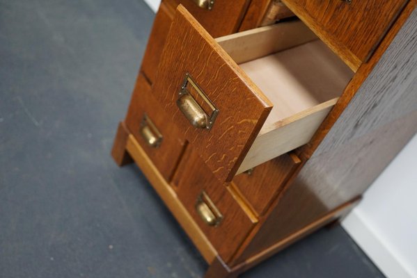 Vintage German Oak Apothecary Cabinet, 1940s-XO-965182