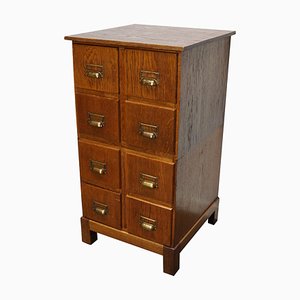 Vintage German Oak Apothecary Cabinet, 1940s-XO-965182