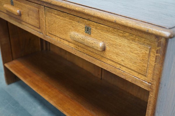 Vintage German Oak Shop Counter / Sideboard, 1930s-XO-1050817