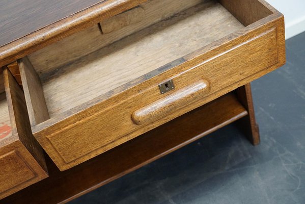 Vintage German Oak Shop Counter / Sideboard, 1930s-XO-1050817