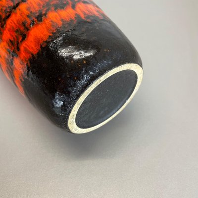 Vintage German Pottery Fat Lava Vase by Ü-Keramik WGP, 1970s-QZ-1088626