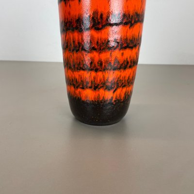 Vintage German Pottery Fat Lava Vase by Ü-Keramik WGP, 1970s-QZ-1088626