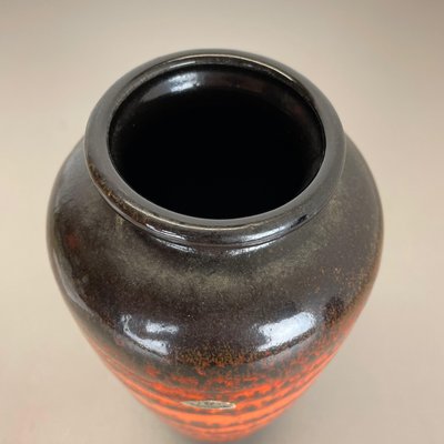 Vintage German Pottery Fat Lava Vase by Ü-Keramik WGP, 1970s-QZ-1088626