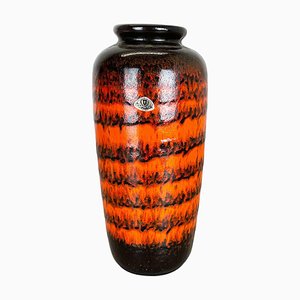 Vintage German Pottery Fat Lava Vase by Ü-Keramik WGP, 1970s-QZ-1088626