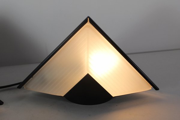 Vintage German Pyramid Lamp, 1980s, Set of 2-HFR-1812577