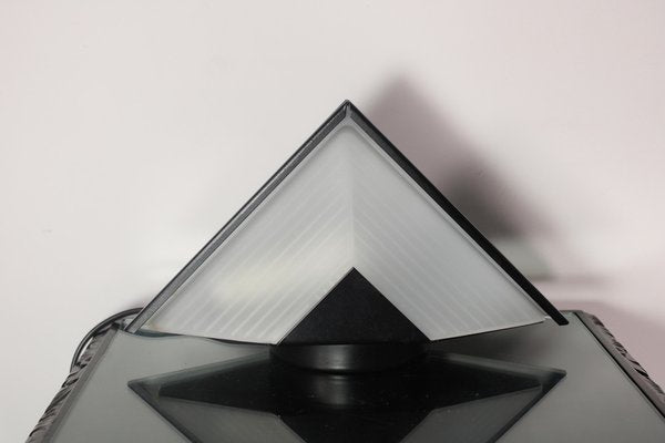 Vintage German Pyramid Lamp, 1980s, Set of 2-HFR-1812577