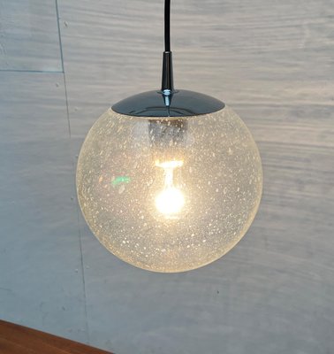 Vintage German Space Age Ah 105 Glass Ball Pendant Lamp from Peill & Putzler, 1970s-UAH-2026923