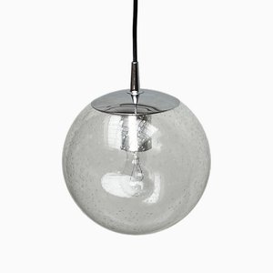 Vintage German Space Age Ah 105 Glass Ball Pendant Lamp from Peill & Putzler, 1970s-UAH-2026923