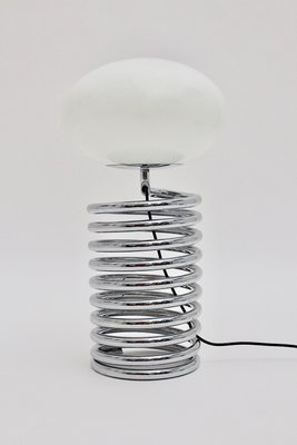 Vintage German Spiral Table Lamp by Ingo Maurer, 1960s-NB-582374