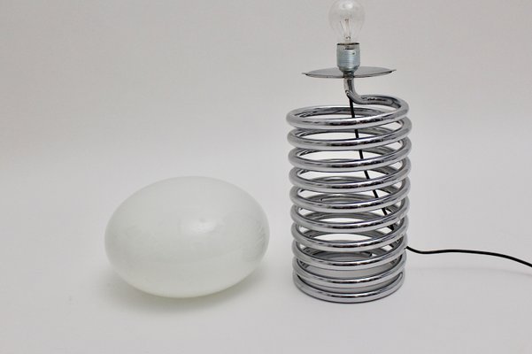 Vintage German Spiral Table Lamp by Ingo Maurer, 1960s-NB-582374