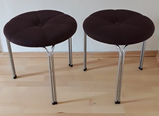 Vintage German Stools, 1970s, Set of 2-HOI-1358230