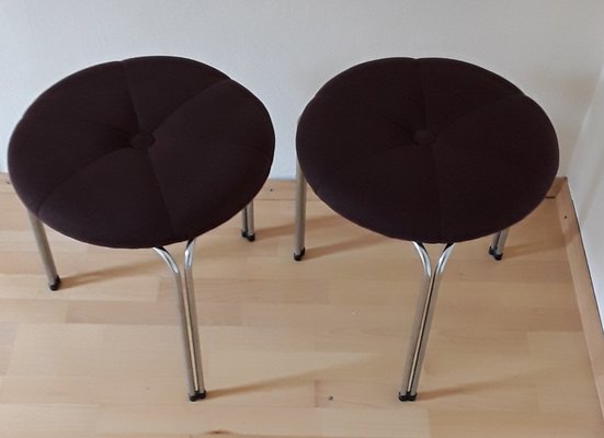 Vintage German Stools, 1970s, Set of 2-HOI-1358230