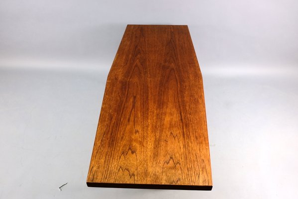 Vintage German Teak Trapezoid Coffee Table, 1960s-CIP-684402