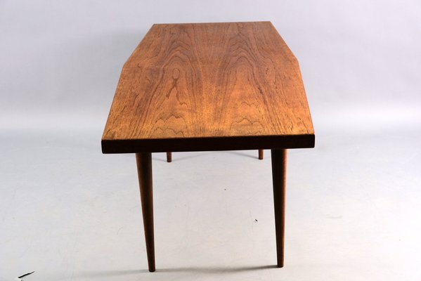 Vintage German Teak Trapezoid Coffee Table, 1960s-CIP-684402