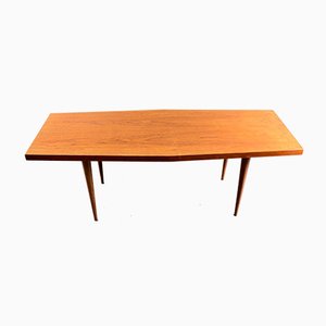 Vintage German Teak Trapezoid Coffee Table, 1960s-CIP-684402