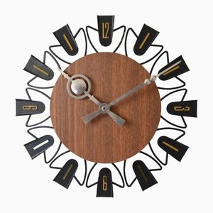 Vintage German Wall Clock from Exacta, 1960s-IXK-1453997